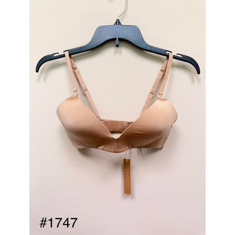 SKIMS WIRELESS FORM Maternity Nursing Bra - Clay Size 32C NWT #1747